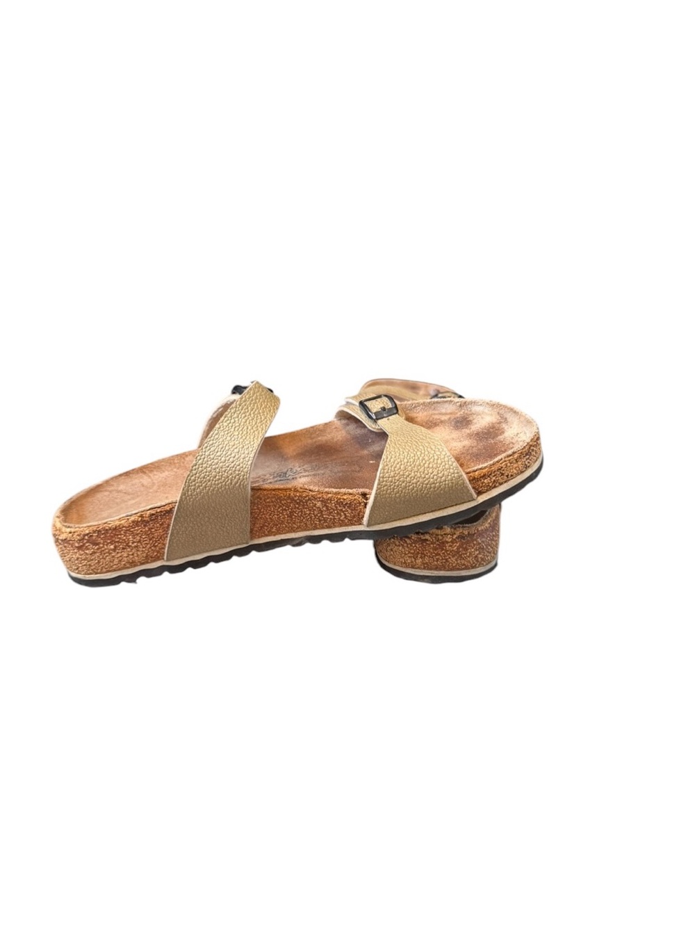 Birkenstock Birki’s Florida Sandals Gold Birko-Flor 3 Strap EU 40 US 9 Regular - Picture 2 of 11